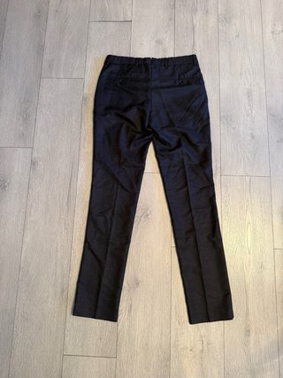 Pantalones Zara Gris Talla 38