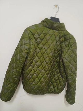 Giubbotto trapuntato donna verde taglia M