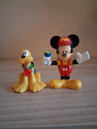 Figuras Mickey y Pluto