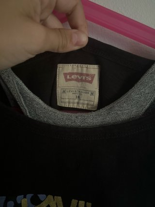 Conjunto 2 Camisetas Levi's Negra y Gris