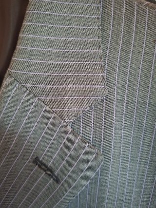 Traje de raya diplomática gris/azul claro