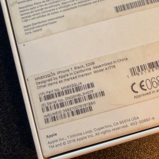 iPhone 7 32GB Nero