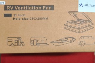 Oblò con ventola per camper/van 11 pollici 280*280