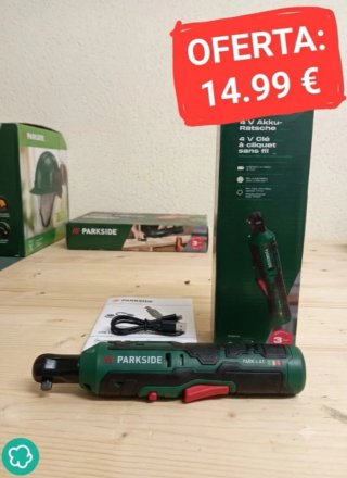 Parkside 4V trinquete carraca recargable
