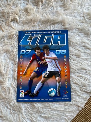 Álbum cromos La Liga 2007-2008 completo