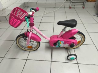 Bicicleta Btwin Niña 14 Rosa