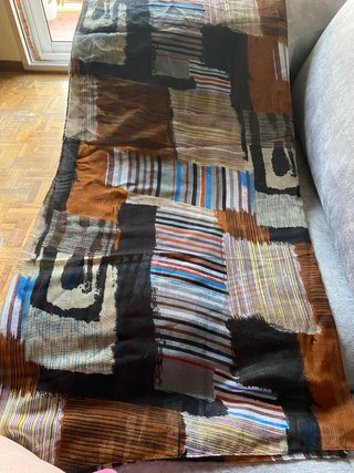 Pañuelo grande estampado patchwork