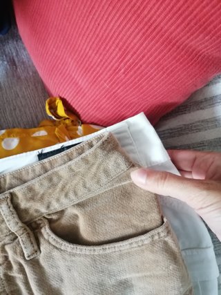 Minifalda cargo algodón mujer