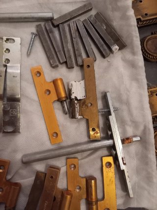 25 Manillas de puerta doradas estilo Art Déco