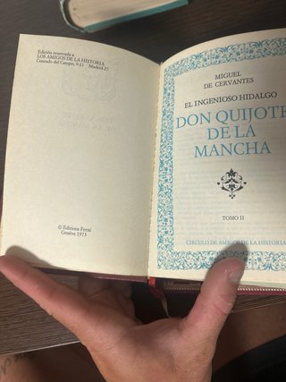El Quijote / Dos Tomos