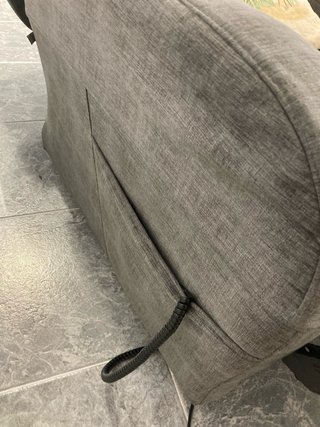 Sillón relax eléctrico gris