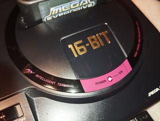 Sega Mega Drive NTSC Jap Consola Negra