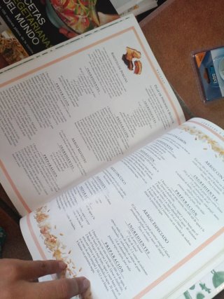 Libro de cocina vegetariana