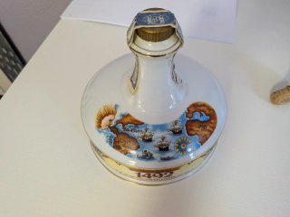 Botella de Porcelana 1492-1992 Descubrimiento