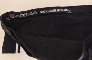 Cinturón deportivo Lurbel negro y blanco