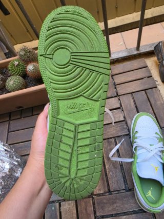 Nike Jordan 1 Low Verde/Blanco Talla 39