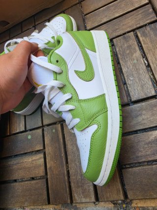 Nike Jordan 1 Low Verde/Blanco Talla 39