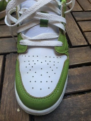 Nike Jordan 1 Low Verde/Blanco Talla 39