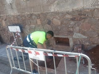 Descubrimiento antigua cometida de agua