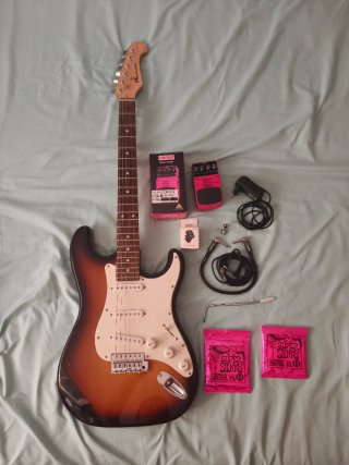 Kit Guitarra Stratocaster Completo
