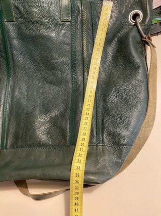 Bolso Piel Verde Funbasic