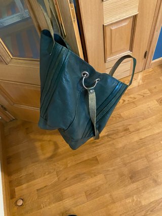 Bolso Piel Verde Funbasic