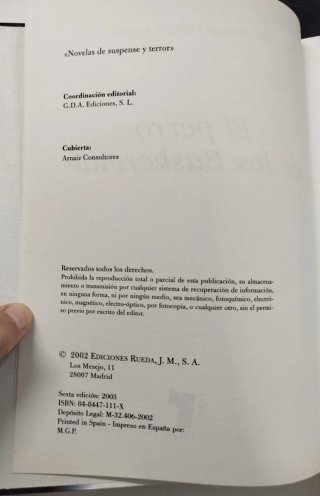 Novelas de suspense y terror colección