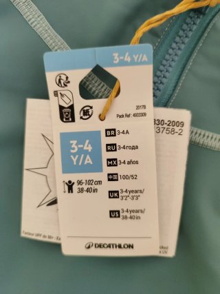 Neopreno niño 3-4 años Kloupi Decathlon