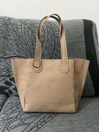 Bolso Zara Beige Nuevo