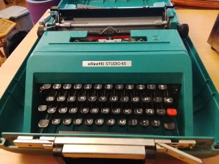 Olivetti Studio 45 Máquina de Escribir Vintage