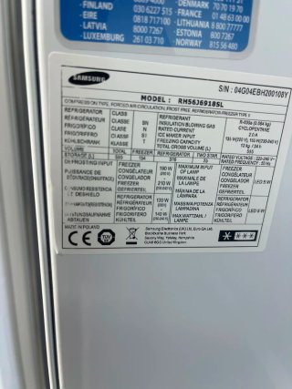 Nevera americana marca Samsung Side by Side