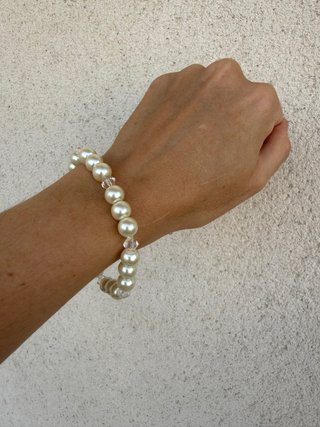 Pulsera elástica de cuentas Hecha a Mano