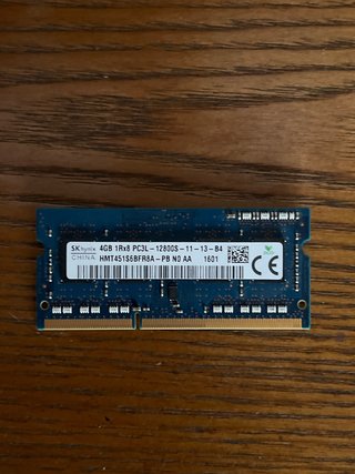 Memoria RAM SK hynix 4GB PC3L-12800S para portàtil