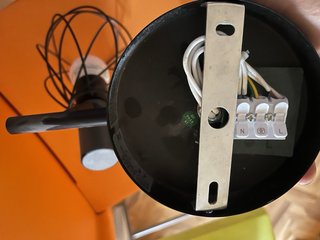 Lámpara de mesa con 2 focos