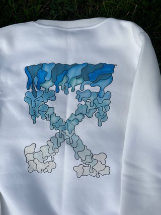 Felpa Off-White con design a frecce