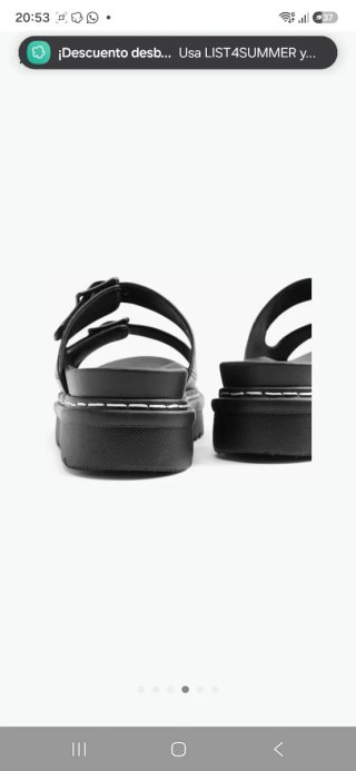 Sandalia acolchada Catwalk NUEVAS