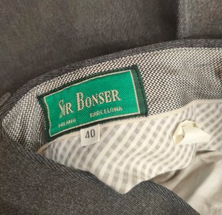 Pantalón Sir Bonser Gris Talla 40