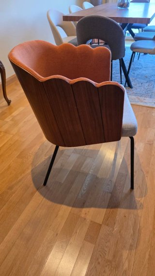 Silla Rene The Massie Madera y Tela
