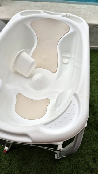 Bañera cambiador Cam plegable, ruedas + bandeja