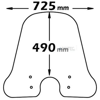 Parabrisas PROTECCIÓN DE MEDIOS PARA VESPA LX 50-125-150