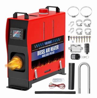 Calefacción Diésel Aire 12V/24V Roja
