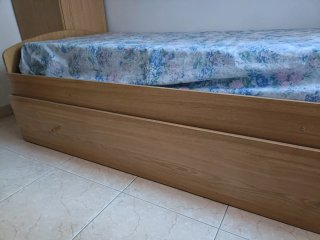 Dormitorio completo 90cm con 2 colchones