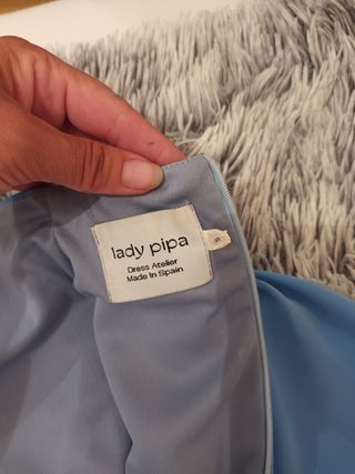 Vestido Lady Pipa azul evento