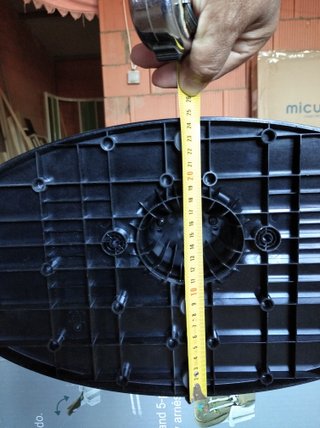 Soporte Base TV Samsung Ovalado Negro