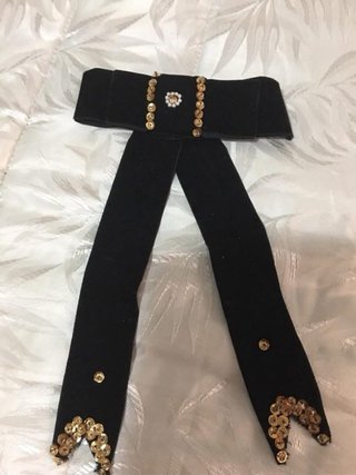 Traje de Cartagenera Negro y Rojo