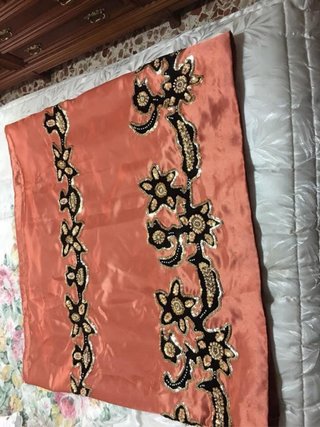 Traje de Cartagenera Negro y Rojo