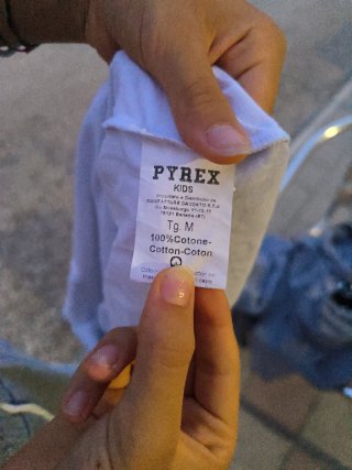 Maglietta bimba manica lunga PYREX