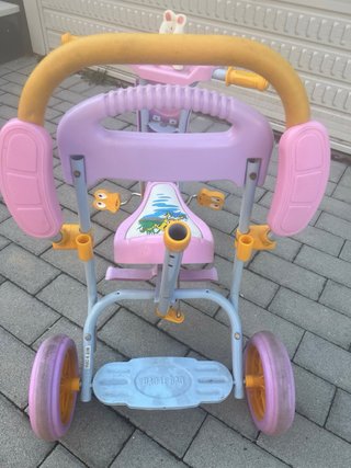 Triciclo per bambina rosa e viola