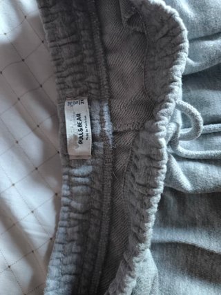 Pantalones de chándal grises para mujer