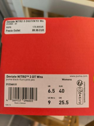 Zapatillas Puma Deviate Nitro 3 DT Wns talla 40